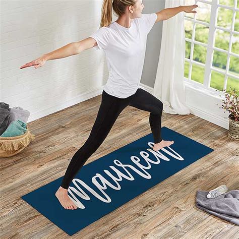 customized yoga mat with photo.